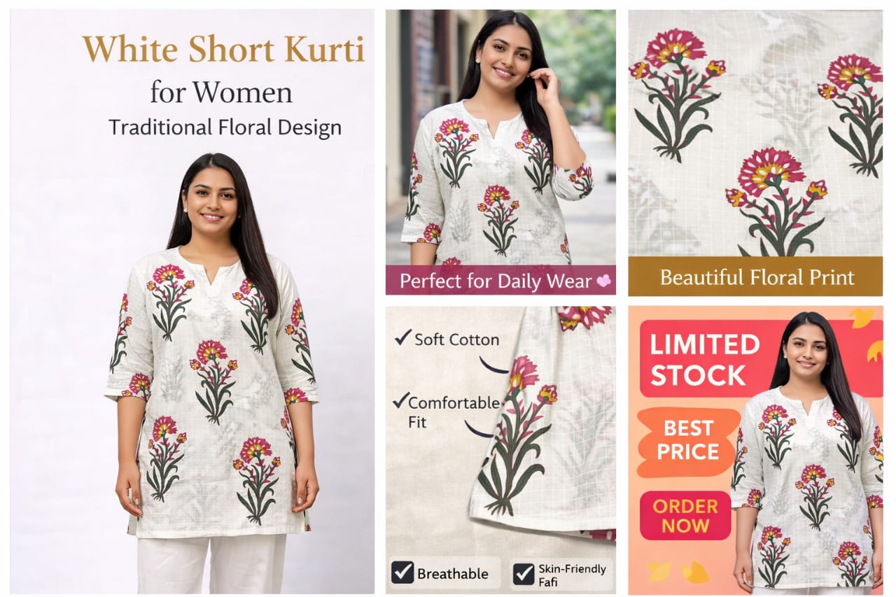 ThreadFash Summer Collection Ethnic Kurti - Casual Wear India